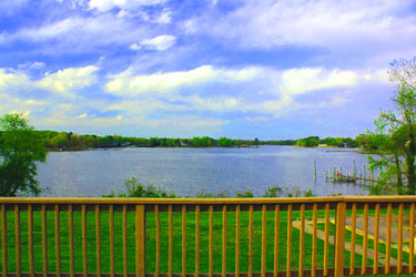 View of Mattox Bay from the Deck